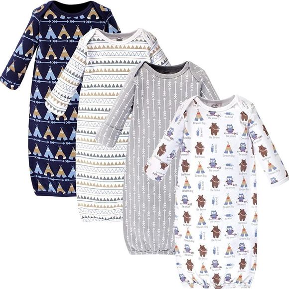 Luvable Friends Other - NWT Luvable Friends 4pc baby gowns